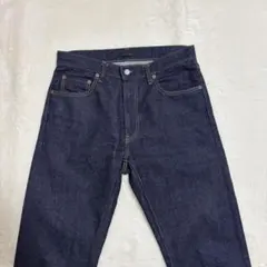 セルビッジ 赤耳 デニムパンツ ジーンズ カイハラ 濃紺 ユニクロ 31のサムネイル