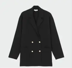 プラステ　コットンブレンドニットダブルジャケット