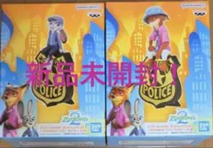 ズートピア2　モニタートップフィギュア　ニック　ジュディ 2個セット