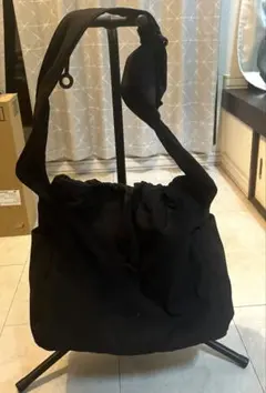 ユニクロ公式｜ソフトパフィーショルダーバッグ（黒）