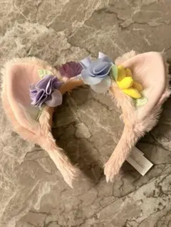 ディズニー カチューシャ ピンク 花　リナベル