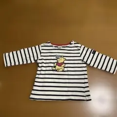 petit main くまのプーさん 長袖Tシャツ