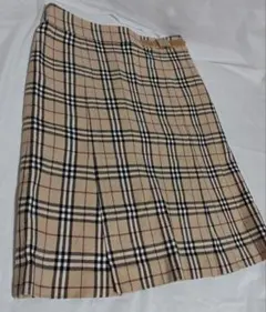 BURBERRY BLUE LABEL ノバチェック プリーツスカート