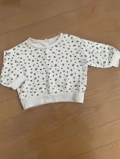 ヒョウ柄トレーナー　80