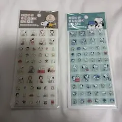 PEANUTS スヌーピー　ドロップブロックシール タイルみたいなシール