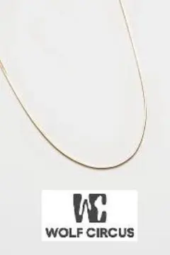新品★wolfcircu★ssylvieネックレス14Kメッキ★W5-2