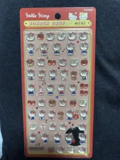 【国内正規品】　ボンボンドロップシール　サンリオ　mini ハローキティ　赤