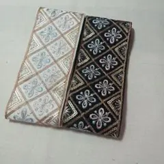インド刺繍リボン　50cm×2