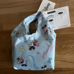 新品　Disneyミニーマウス柄エコバッグ　収納袋付き