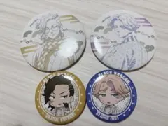 東京リベンジャーズ レトロモダン 缶バッジ4点セット 乾青宗 九井一