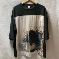 casper john 上原大史 アートプリント オーバーサイズTシャツ Mのサムネイル