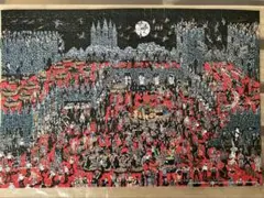 ウォーリーを探せ 吸血鬼と魔女の城 ジグソーパズル糊付済完成品