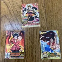 ワンピーストレーディングカード　ルフィセット