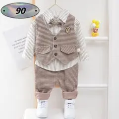 ☆新品☆フォーマル 男の子　セットアップ　入園式　結婚式　スーツ　90cm