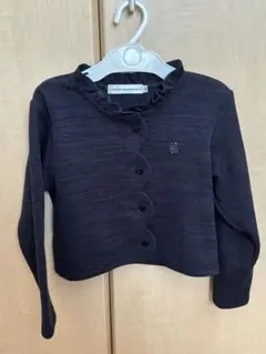 BeBe フリル付きカーディガン 110