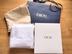 ディオールDIORビューティー2025SSノベルティSAUVAGEタオルセット