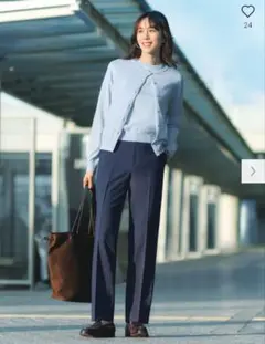 UNIQLO◯感動スリムパンツ XS 股下59