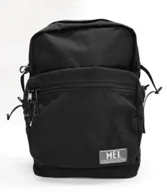 新品　MEIバックパック リュックブラックサイドポケットのサムネイル