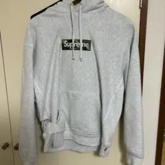 Supreme グレー boxロゴ　カモ柄