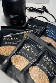 【HBL】ワックスウォーマー＋BROW WAX3袋＋スティック HBL】ワックスウォーマー＋BROW WAX3袋＋スティック - メルカリ