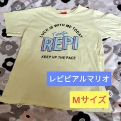 レピピアルマリオ ロゴTシャツ イエロー Mサイズ　150 160のサムネイル