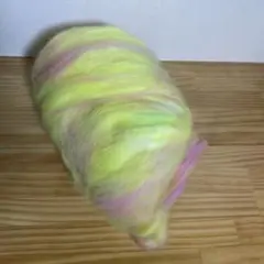 手染め　原毛　メリノウール　バッツ　50g 1221-1