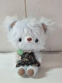 handmade テディベア クマ あみぐるみ ぬいぐるみ 作家様