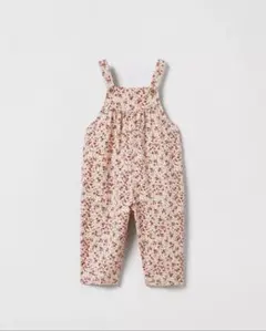 《美品》ZARAKIDS ザラキッズ 花柄サロペット 4-5y
