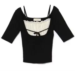 Couture Frill Ribbon Tops andwang - メルカリ