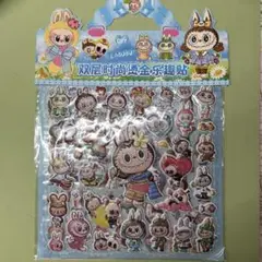 LABUBU ラブブ　　シール　ステッカー　立体　　2シート　新品