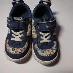 ブランシェスxイフミー ネイビー スニーカー16センチ