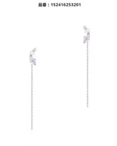 Canal ４℃ K10ホワイトゴールド ピアス