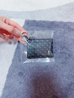 イヴサンローランボーテ　星柄キーリングミラー　手鏡　ノベルティ