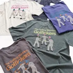 Golfickers ハーフジップ 半袖シャツ グレー L | Mercari