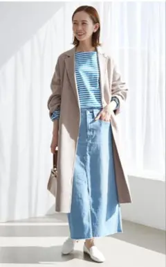 873y*専用 スローブ イエナ HAMILTON ダブルフェイス リバーコート HAMILTON ダブルフェイスウールロングコート◇ | スローブ イエナ