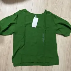 UNIQLO 3Dコットンクルーネックセーター　M 新品未使用