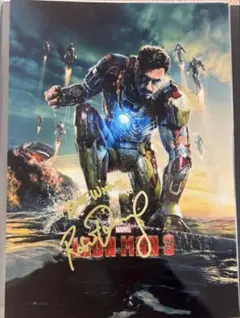 アベンジャーズ ロバート・ダウニー・Jr 直筆サイン入り写真 アイアン