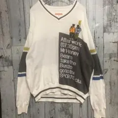 90s OLD カステルバジャック スポーツ 日本製 ニット セーター 長袖