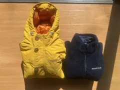 モンベル　ハスキーコート100cm クリマエアジャケット120cm セット売り