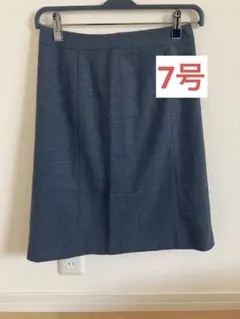 値下げ！新品　未使用！ AOKI セミフレアスカート　チェック柄