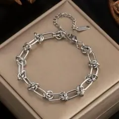 メンズ　ブレスレット　シルバー
