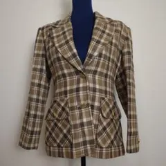 ハナエモリ 昭和レトロ ツイードウールジャケット