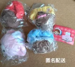 Monchhichi 　モンチッチ　ぬいぐるみシュシュ 全4種セット　②