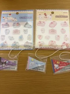 サンリオ ストロベリーショートケーキ　ぷっくりシール シール　ステッカー