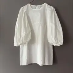 ロク ビューティーアンドユース ブラウス シャツ 七分袖 ボリュームスリーブ UNITED ARROWS（ユナイテッドアローズ） ブラウス シャツ プリーツ