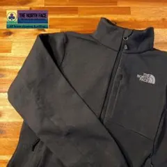 【D49】ザ ノースフェイス フリースジャケット フルジップ ブラック M