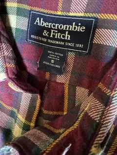 アバクロ、チェックフランネルシャツ