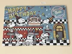 スヌーピー HAPPY BIRTHDAY ブリキ看板 インテリア