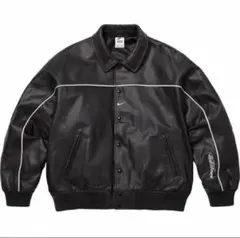 極美品　Supreme x Nike レザーバーシティ　　ナイキ&シュプリーム 2025年最新】Supreme Nike Leather Varsity Jacketの人気