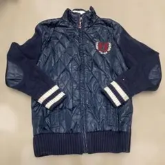 ネイビー キルティングジャケット